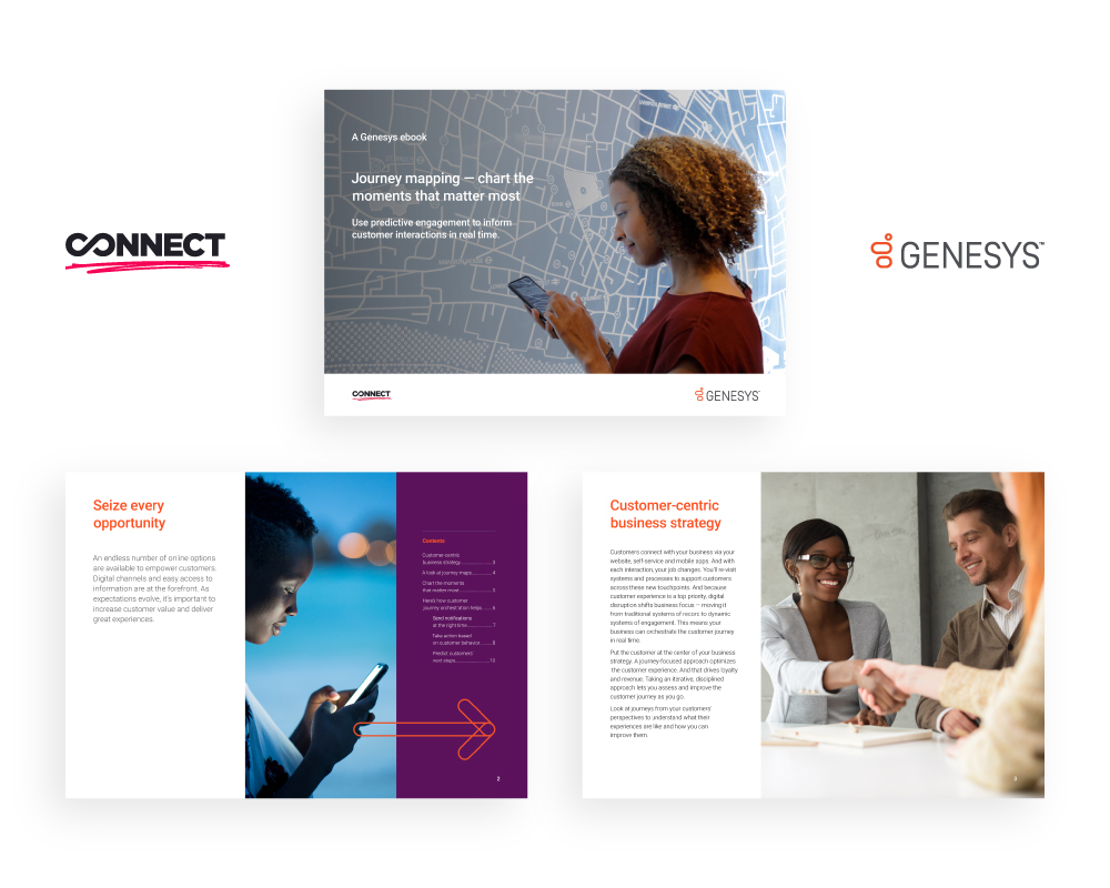 Connect & Genesys Journey Mapping Whitepaper previews