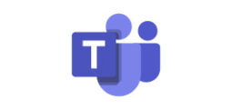 Microsoft Teams logo with stylized purple 'T' and abstract people icons